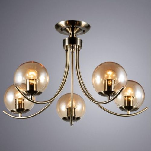 Потолочная люстра Arte Lamp Scarlett A2715PL-5AB  фото 2