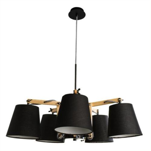 Подвесная люстра Arte Lamp Pinoccio A5700LM-5BK  фото 3